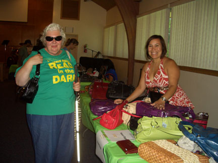 Bonnie Rennie buying that new purse